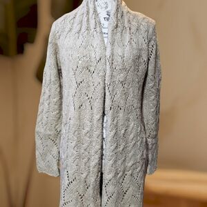 Donna Karan Cozy open front Cardigan